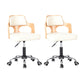 Modern Rotatable Liftable Counter Stool Steel Beauty Shop Bar Stool with Cushion Beige 2 Piece Set Clearhalo 'Bar Furniture' 'Bar Stools' 'bar_stools' 'furn' 'furn_bar_stools' 'furniture_bar_stools' 'Kitchen & Dining Furniture' 'kitchen&dining_furn' 'kitchen' 'kitchen_furn' Furniture' 4482281