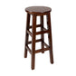Modern Armless Backless Counter Stool Wood Cafe Bar Stool with Pedal and Wooden Seat Walnut 1 Piece Clearhalo 'Bar Furniture' 'Bar Stools' 'bar_stools' 'furn' 'furn_bar_stools' 'furniture_bar_stools' 'Kitchen & Dining Furniture' 'kitchen&dining_furn' 'kitchen' 'kitchen_furn' Furniture' 4482299