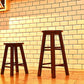 Modern Armless Backless Counter Stool Wood Cafe Bar Stool with Pedal and Wooden Seat Clearhalo 'Bar Furniture' 'Bar Stools' 'bar_stools' 'furn' 'furn_bar_stools' 'furniture_bar_stools' 'Kitchen & Dining Furniture' 'kitchen&dining_furn' 'kitchen' 'kitchen_furn' Furniture' 4482305