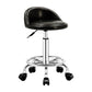 Modern Rotatable Liftable Counter Stool Steel Barber Shop Bar Stool with Cushion Gloss Black 1 Piece Clearhalo 'Bar Furniture' 'Bar Stools' 'bar_stools' 'furn' 'furn_bar_stools' 'furniture_bar_stools' 'Kitchen & Dining Furniture' 'kitchen&dining_furn' 'kitchen' 'kitchen_furn' Furniture' 4482397