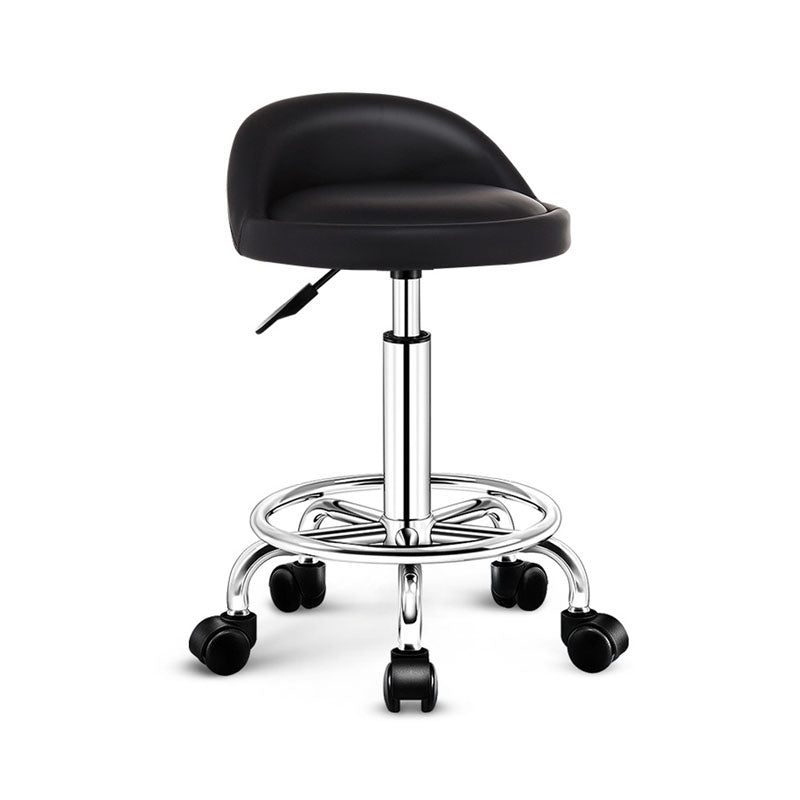 Modern Rotatable Liftable Counter Stool Steel Barber Shop Bar Stool with Cushion Clearhalo 'Bar Furniture' 'Bar Stools' 'bar_stools' 'furn' 'furn_bar_stools' 'furniture_bar_stools' 'Kitchen & Dining Furniture' 'kitchen&dining_furn' 'kitchen' 'kitchen_furn' Furniture' 4482405