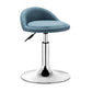 Modern Rotatable Liftable Counter Stool Steel Barber Shop Bar Stool with Cushion Dark Blue 1 Piece Clearhalo 'Bar Furniture' 'Bar Stools' 'bar_stools' 'furn' 'furn_bar_stools' 'furniture_bar_stools' 'Kitchen & Dining Furniture' 'kitchen&dining_furn' 'kitchen' 'kitchen_furn' Furniture' 4482415