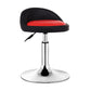 Modern Rotatable Liftable Counter Stool Steel Barber Shop Bar Stool with Cushion Burgundy-Black 1 Piece Clearhalo 'Bar Furniture' 'Bar Stools' 'bar_stools' 'furn' 'furn_bar_stools' 'furniture_bar_stools' 'Kitchen & Dining Furniture' 'kitchen&dining_furn' 'kitchen' 'kitchen_furn' Furniture' 4482417
