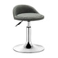 Modern Rotatable Liftable Counter Stool Steel Barber Shop Bar Stool with Cushion Dark Gray 1 Piece Clearhalo 'Bar Furniture' 'Bar Stools' 'bar_stools' 'furn' 'furn_bar_stools' 'furniture_bar_stools' 'Kitchen & Dining Furniture' 'kitchen&dining_furn' 'kitchen' 'kitchen_furn' Furniture' 4482419