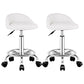 Modern Rotatable Liftable Counter Stool Steel Barber Shop Bar Stool with Cushion White 2 Piece Set Clearhalo 'Bar Furniture' 'Bar Stools' 'bar_stools' 'furn' 'furn_bar_stools' 'furniture_bar_stools' 'Kitchen & Dining Furniture' 'kitchen&dining_furn' 'kitchen' 'kitchen_furn' Furniture' 4482424