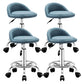 Modern Rotatable Liftable Counter Stool Steel Barber Shop Bar Stool with Cushion Blue 4 Piece Set Clearhalo 'Bar Furniture' 'Bar Stools' 'bar_stools' 'furn' 'furn_bar_stools' 'furniture_bar_stools' 'Kitchen & Dining Furniture' 'kitchen&dining_furn' 'kitchen' 'kitchen_furn' Furniture' 4482439