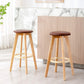 Modern Armless Backless Counter Stool Wood Cashier Bar Stool with Cushion and Pedal Clearhalo 'Bar Furniture' 'Bar Stools' 'bar_stools' 'furn' 'furn_bar_stools' 'furniture_bar_stools' 'Kitchen & Dining Furniture' 'kitchen&dining_furn' 'kitchen' 'kitchen_furn' Furniture' 4482482