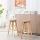 Modern Armless Backless Counter Stool Wood Cashier Bar Stool with Cushion and Pedal Clearhalo 'Bar Furniture' 'Bar Stools' 'bar_stools' 'furn' 'furn_bar_stools' 'furniture_bar_stools' 'Kitchen & Dining Furniture' 'kitchen&dining_furn' 'kitchen' 'kitchen_furn' Furniture' 4482493