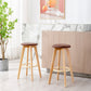 Modern Armless Backless Counter Stool Wood Cashier Bar Stool with Cushion and Pedal Clearhalo 'Bar Furniture' 'Bar Stools' 'bar_stools' 'furn' 'furn_bar_stools' 'furniture_bar_stools' 'Kitchen & Dining Furniture' 'kitchen&dining_furn' 'kitchen' 'kitchen_furn' Furniture' 4482495