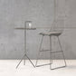 Contemporary Metal Barstool Bristol Bar Stool with Iron Legs and Low Back Clearhalo 'Bar Furniture' 'Bar Stools' 'bar_stools' 'furn' 'furn_bar_stools' 'furniture_bar_stools' 'Kitchen & Dining Furniture' 'kitchen&dining_furn' 'kitchen' 'kitchen_furn' Furniture' 4482516
