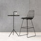Contemporary Metal Barstool Bristol Bar Stool with Iron Legs and Low Back Black 1 Piece Bar Stool(30"H) Clearhalo 'Bar Furniture' 'Bar Stools' 'bar_stools' 'furn' 'furn_bar_stools' 'furniture_bar_stools' 'Kitchen & Dining Furniture' 'kitchen&dining_furn' 'kitchen' 'kitchen_furn' Furniture' 4482518
