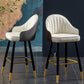 Contemporary Metal Leather Bar Stools Indoor Barstool with Footrest and Low Back Clearhalo 'Bar Furniture' 'Bar Stools' 'bar_stools' 'furn' 'furn_bar_stools' 'furniture_bar_stools' 'Kitchen & Dining Furniture' 'kitchen&dining_furn' 'kitchen' 'kitchen_furn' Furniture' 4482560