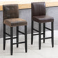 Modern Leather Solid Wood Barstool Bristol Bar Stool with Footrest and Low Back Clearhalo 'Bar Furniture' 'Bar Stools' 'bar_stools' 'furn' 'furn_bar_stools' 'furniture_bar_stools' 'Kitchen & Dining Furniture' 'kitchen&dining_furn' 'kitchen' 'kitchen_furn' Furniture' 4482614