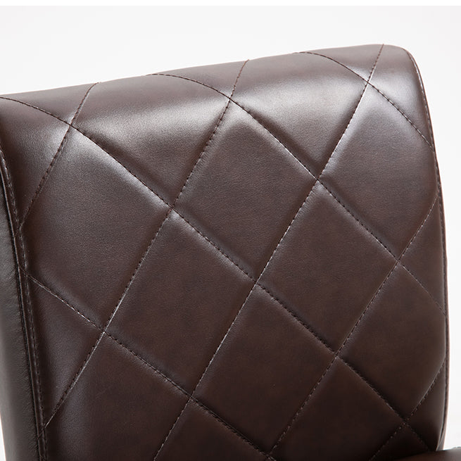 Modern Leather Solid Wood Barstool Bristol Bar Stool with Footrest and Low Back Clearhalo 'Bar Furniture' 'Bar Stools' 'bar_stools' 'furn' 'furn_bar_stools' 'furniture_bar_stools' 'Kitchen & Dining Furniture' 'kitchen&dining_furn' 'kitchen' 'kitchen_furn' Furniture' 4482622