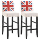 Modern Leather Solid Wood Barstool Bristol Bar Stool with Footrest and Low Back Red-White-Blue 2 Piece Set Clearhalo 'Bar Furniture' 'Bar Stools' 'bar_stools' 'furn' 'furn_bar_stools' 'furniture_bar_stools' 'Kitchen & Dining Furniture' 'kitchen&dining_furn' 'kitchen' 'kitchen_furn' Furniture' 4482646