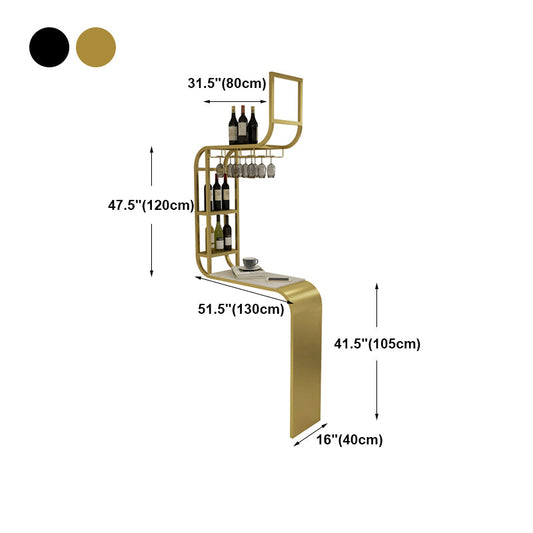Glam White Marble Counter Table with Rectangle Table Top Pedestal Table - 42" H Clearhalo 'Bar Furniture' 'Bar Tables' 'bar_tables' 'furn' 'furn_bar_tables' 'Furniture' 'furniture_bar_tables' 'Kitchen & Dining Furniture' 4482700
