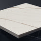 Modern White Marble Bar Table with Specialty Table Top Black Double Pedestal Table - 42" H Clearhalo 'Bar Furniture' 'Bar Tables' 'bar_tables' 'furn' 'furn_bar_tables' 'Furniture' 'furniture_bar_tables' 'Kitchen & Dining Furniture' 4482768