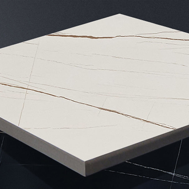 Modern White Marble Bar Table with Specialty Table Top Black Double Pedestal Table - 42" H Clearhalo 'Bar Furniture' 'Bar Tables' 'bar_tables' 'furn' 'furn_bar_tables' 'Furniture' 'furniture_bar_tables' 'Kitchen & Dining Furniture' 4482768