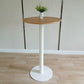 White Modern Style Round Table in Metal Milk Tea Shop Bar Table Clearhalo 'Bar Furniture' 'Bar Tables' 'bar_tables' 'furn' 'furn_bar_tables' 'Furniture' 'furniture_bar_tables' 'Kitchen & Dining Furniture' 4482801