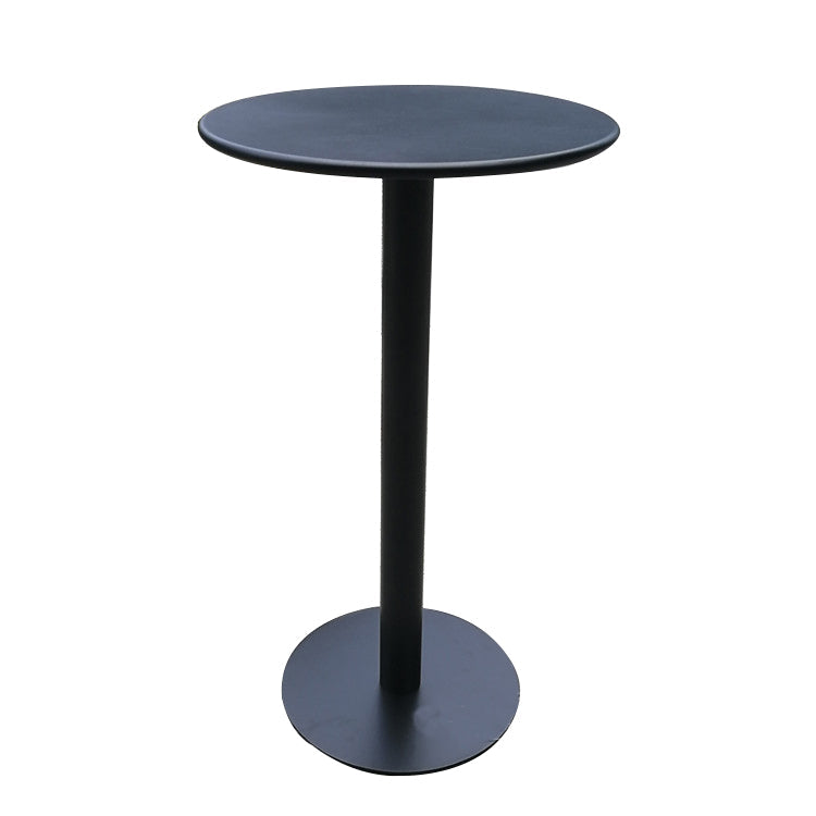 White Modern Style Round Table in Metal Milk Tea Shop Bar Table Clearhalo 'Bar Furniture' 'Bar Tables' 'bar_tables' 'furn' 'furn_bar_tables' 'Furniture' 'furniture_bar_tables' 'Kitchen & Dining Furniture' 4482809