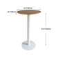 White Modern Style Round Table in Metal Milk Tea Shop Bar Table Clearhalo 'Bar Furniture' 'Bar Tables' 'bar_tables' 'furn' 'furn_bar_tables' 'Furniture' 'furniture_bar_tables' 'Kitchen & Dining Furniture' 4482849