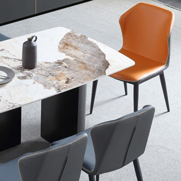 Contemporary 1/3/4/5/7 Pieces Dining Set Rectangle Dining Room Table Set Clearhalo 'Dining Room Sets' 'Dining Tables & Seating' 'dining_room_set' 'furn' 'furn_dining_room_set' 'Furniture' 'furniture_dining_room_set' 'Kitchen & Dining Furniture' 'kitchen&dining_furn' 'kitchen' 4482922