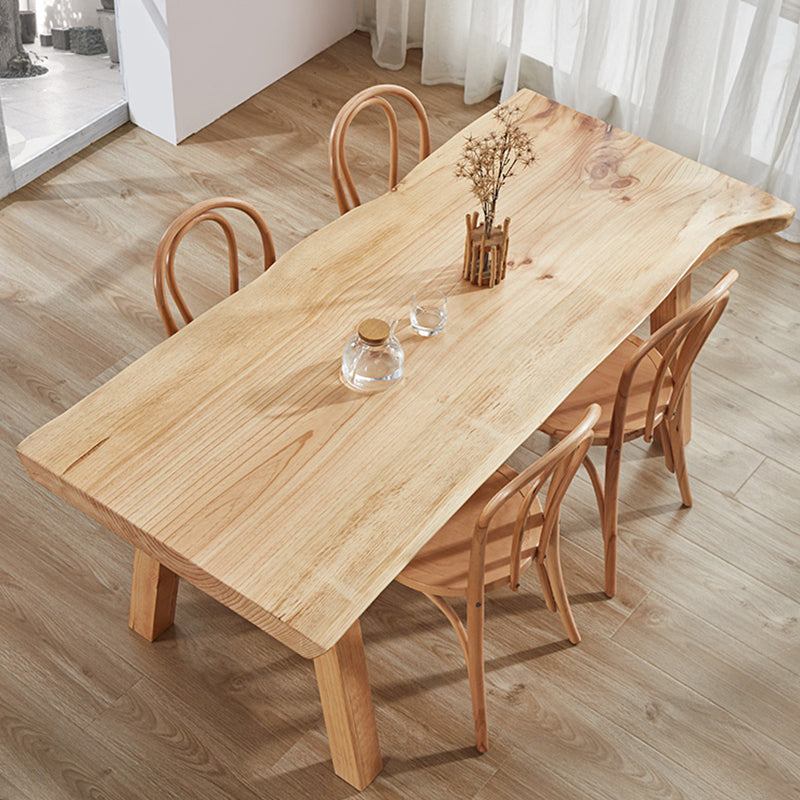 Modern 1/2/4/5 Pieces Dining Set Solid Wood Dining Table Set with Wooden Chairs 5 Pieces: Table, 4 Chairs Clearhalo 'Dining Room Sets' 'Dining Tables & Seating' 'dining_room_set' 'furn' 'furn_dining_room_set' 'Furniture' 'furniture_dining_room_set' 'Kitchen & Dining Furniture' 'kitchen&dining_furn' 'kitchen' 4482953