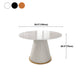 Traditional Luxury Dining Table Round Sintered Stone Pedestal Dining Table Clearhalo ' dining_table' 'Dining Tables & Seating' 'Dining Tables' 'furn' 'furn_dining_table' 'Furniture' 'furniture_dining_table' 'Kitchen & Dining Furniture' 'kitchen&dining_furn' 'kitchen' 'kitchen_dining_table' 4491305