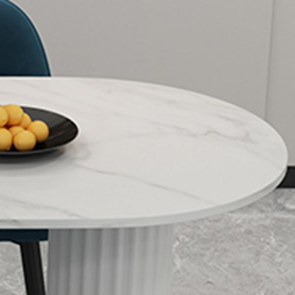 Metal Modern Free Form Table Sintered Stone Table with 3 Legs Clearhalo ' dining_table' 'Dining Tables & Seating' 'Dining Tables' 'furn' 'furn_dining_table' 'Furniture' 'furniture_dining_table' 'Kitchen & Dining Furniture' 'kitchen&dining_furn' 'kitchen' 'kitchen_dining_table' 4491334