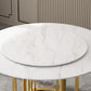 Round Sintered Stone Dining Table Traditional Luxury Dining Table with Gold Base Clearhalo ' dining_table' 'Dining Tables & Seating' 'Dining Tables' 'furn' 'furn_dining_table' 'Furniture' 'furniture_dining_table' 'Kitchen & Dining Furniture' 'kitchen&dining_furn' 'kitchen' 'kitchen_dining_table' 4491348