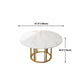 Round Sintered Stone Dining Table Traditional Luxury Dining Table with Gold Base Clearhalo ' dining_table' 'Dining Tables & Seating' 'Dining Tables' 'furn' 'furn_dining_table' 'Furniture' 'furniture_dining_table' 'Kitchen & Dining Furniture' 'kitchen&dining_furn' 'kitchen' 'kitchen_dining_table' 4491359