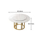 Round Sintered Stone Dining Table Traditional Luxury Dining Table with Gold Base Clearhalo ' dining_table' 'Dining Tables & Seating' 'Dining Tables' 'furn' 'furn_dining_table' 'Furniture' 'furniture_dining_table' 'Kitchen & Dining Furniture' 'kitchen&dining_furn' 'kitchen' 'kitchen_dining_table' 4491362