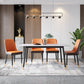 Rectangle Sintered Stone Dining Table Traditional Luxury Dining Table with Black Frame White 51.2"L x 27.6"W x 29.5"H Without Chairs Clearhalo ' dining_table' 'Dining Tables & Seating' 'Dining Tables' 'furn' 'furn_dining_table' 'Furniture' 'furniture_dining_table' 'Kitchen & Dining Furniture' 'kitchen&dining_furn' 'kitchen' 'kitchen_dining_table' 4491401