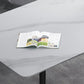 Modern Style Rectangle Dining Table Stone 4-foot Furniture for Dining Room Clearhalo ' dining_table' 'Dining Tables & Seating' 'Dining Tables' 'furn' 'furn_dining_table' 'Furniture' 'furniture_dining_table' 'Kitchen & Dining Furniture' 'kitchen&dining_furn' 'kitchen' 'kitchen_dining_table' 4491420