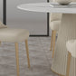 Modern Round Dining Table Stone Top Table with Pedestal Base Clearhalo ' dining_table' 'Dining Tables & Seating' 'Dining Tables' 'furn' 'furn_dining_table' 'Furniture' 'furniture_dining_table' 'Kitchen & Dining Furniture' 'kitchen&dining_furn' 'kitchen' 'kitchen_dining_table' 4491440