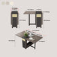 Rectangle Wooden Dining Table Mid-Century Drop Leaf Dining Table Clearhalo ' dining_table' 'Dining Tables & Seating' 'Dining Tables' 'furn' 'furn_dining_table' 'Furniture' 'furniture_dining_table' 'Kitchen & Dining Furniture' 'kitchen&dining_furn' 'kitchen' 'kitchen_dining_table' 4491457