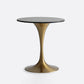 Metal Modern Round Dining Table Marble Top Indoor Table with Tulip Base Black-Gold Without Chairs Clearhalo ' dining_table' 'Dining Tables & Seating' 'Dining Tables' 'furn' 'furn_dining_table' 'Furniture' 'furniture_dining_table' 'Kitchen & Dining Furniture' 'kitchen&dining_furn' 'kitchen' 'kitchen_dining_table' 4491473