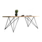 Rectangle Shape Glam Dining Table Solid Wood Fixed Table for Restaurant Black Without Chairs Clearhalo ' dining_table' 'Dining Tables & Seating' 'Dining Tables' 'furn' 'furn_dining_table' 'Furniture' 'furniture_dining_table' 'Kitchen & Dining Furniture' 'kitchen&dining_furn' 'kitchen' 'kitchen_dining_table' 4491510