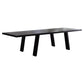 Rectangle 4 Legs Industrial Table Solid Wood Fixed Table for Dining Room Black Without Chairs Clearhalo ' dining_table' 'Dining Tables & Seating' 'Dining Tables' 'furn' 'furn_dining_table' 'Furniture' 'furniture_dining_table' 'Kitchen & Dining Furniture' 'kitchen&dining_furn' 'kitchen' 'kitchen_dining_table' 4491540