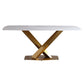 Sintered Stone Dining Table Luxury Style Pedestal Table for Dining Room Clearhalo ' dining_table' 'Dining Tables & Seating' 'Dining Tables' 'furn' 'furn_dining_table' 'Furniture' 'furniture_dining_table' 'Kitchen & Dining Furniture' 'kitchen&dining_furn' 'kitchen' 'kitchen_dining_table' 4491554