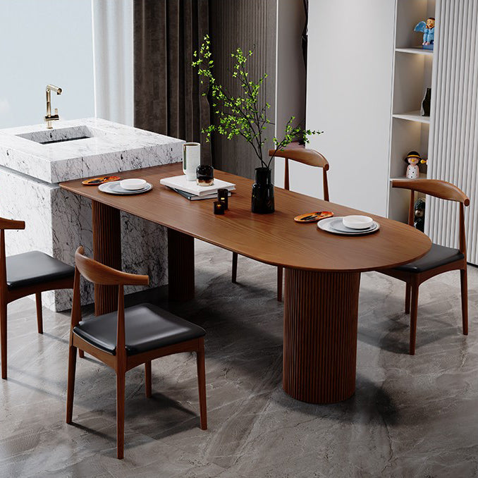 Free Form Pine Wood Table for Restaurant Modern Indoor Table with 3 Legs Clearhalo ' dining_table' 'Dining Tables & Seating' 'Dining Tables' 'furn' 'furn_dining_table' 'Furniture' 'furniture_dining_table' 'Kitchen & Dining Furniture' 'kitchen&dining_furn' 'kitchen' 'kitchen_dining_table' 4491577