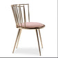 Scandinavian Style Armless Windsor Back Side Chairs Upholstered Dining Chairs Pink 1 Piece Clearhalo ' kitchen&dining_furn' 'Dining Chairs' 'Dining Tables & Seating' 'dining_chair' 'furn' 'furn_dining_chair' 'Furniture' 'furniture_dining_chair' 'Kitchen & Dining Furniture' 'kitchen' 4491616