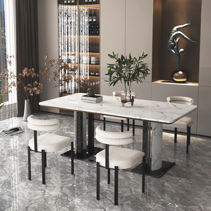 Designer Style Restaurant Velvet Side Chair Matte Finish Open Back Dining Chair Clearhalo ' kitchen&dining_furn' 'Dining Chairs' 'Dining Tables & Seating' 'dining_chair' 'furn' 'furn_dining_chair' 'Furniture' 'furniture_dining_chair' 'Kitchen & Dining Furniture' 'kitchen' 4491647