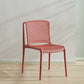 Plastic Scandinavian Kitchen Dining Room Side Chair Slat Back Chair Red 1 Piece Clearhalo ' kitchen&dining_furn' 'Dining Chairs' 'Dining Tables & Seating' 'dining_chair' 'furn' 'furn_dining_chair' 'Furniture' 'furniture_dining_chair' 'Kitchen & Dining Furniture' 'kitchen' 4491690