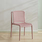 Plastic Scandinavian Kitchen Dining Room Side Chair Slat Back Chair Pink 1 Piece Clearhalo ' kitchen&dining_furn' 'Dining Chairs' 'Dining Tables & Seating' 'dining_chair' 'furn' 'furn_dining_chair' 'Furniture' 'furniture_dining_chair' 'Kitchen & Dining Furniture' 'kitchen' 4491695