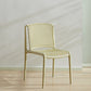 Plastic Scandinavian Kitchen Dining Room Side Chair Slat Back Chair Yellow 1 Piece Clearhalo ' kitchen&dining_furn' 'Dining Chairs' 'Dining Tables & Seating' 'dining_chair' 'furn' 'furn_dining_chair' 'Furniture' 'furniture_dining_chair' 'Kitchen & Dining Furniture' 'kitchen' 4491698