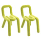 Designer Style Velvet Home Side Chair Open Matte Finish Dining Chair Fluorescent Green 2 Piece Set Clearhalo ' kitchen&dining_furn' 'Dining Chairs' 'Dining Tables & Seating' 'dining_chair' 'furn' 'furn_dining_chair' 'Furniture' 'furniture_dining_chair' 'Kitchen & Dining Furniture' 'kitchen' 4491718