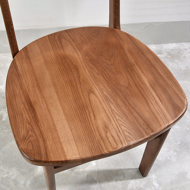 Modern Dining Side Chair Matte Finish Solid Wood Open Back Armless Chair Clearhalo ' kitchen&dining_furn' 'Dining Chairs' 'Dining Tables & Seating' 'dining_chair' 'Furniture' 'furniture_dining_chair' 'Kitchen & Dining Furniture' 'kitchen' 4491763