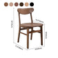 Modern Dining Side Chair Matte Finish Solid Wood Open Back Armless Chair Clearhalo ' kitchen&dining_furn' 'Dining Chairs' 'Dining Tables & Seating' 'dining_chair' 'Furniture' 'furniture_dining_chair' 'Kitchen & Dining Furniture' 'kitchen' 4491776