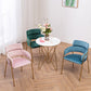 Glam Velvet Dining Room Chairs Open Back Dining Side Chair for Restaurant Use Clearhalo ' kitchen&dining_furn' 'Dining Chairs' 'Dining Tables & Seating' 'dining_chair' 'furn' 'furn_dining_chair' 'Furniture' 'furniture_dining_chair' 'Kitchen & Dining Furniture' 'kitchen' 4492016